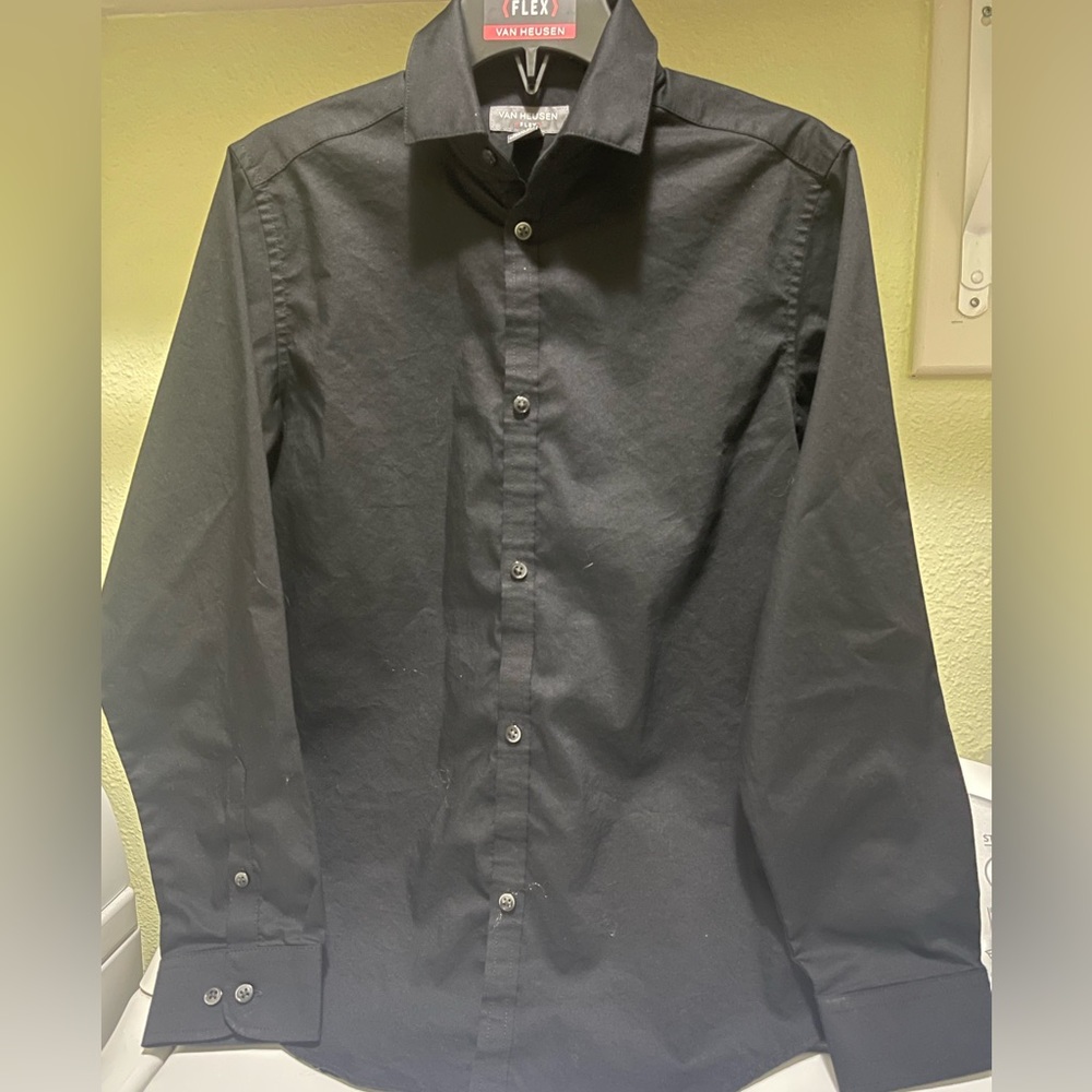 Van Heusen Big Boys 10/12 Point Collar Long Sleeve Shirt